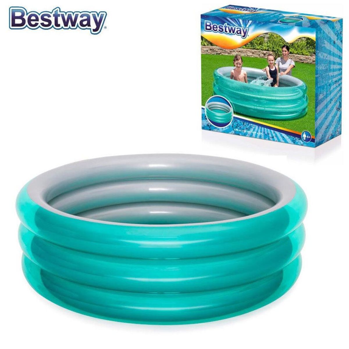 BESTWAY - Piscina inflable circular 170x53 cm - BESTWAY