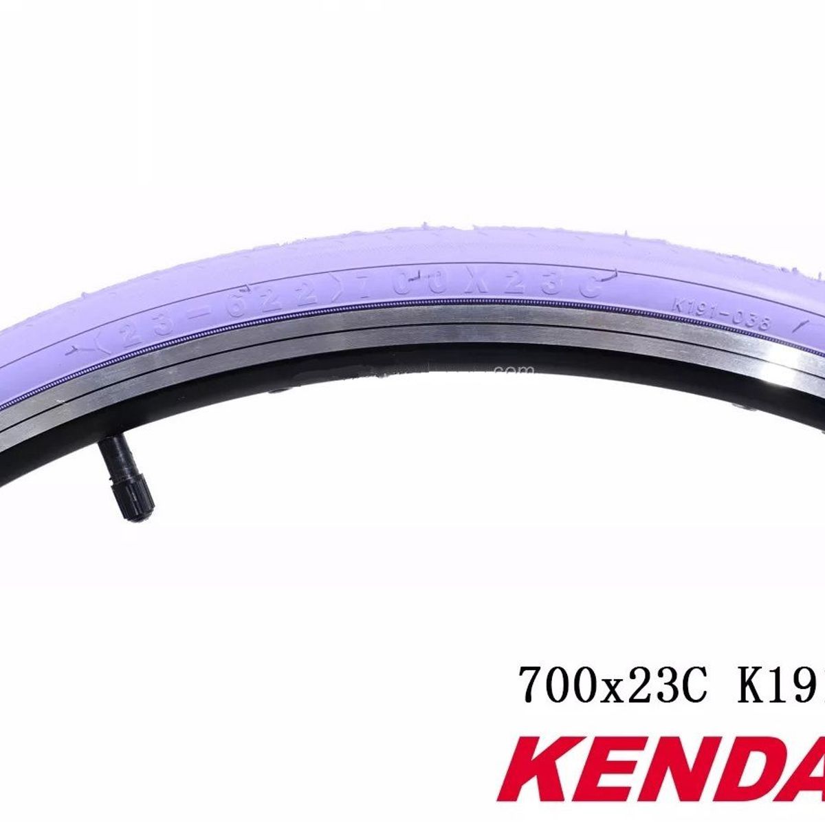 KENDA - Llantas Para Bicicleta Aro 700 x 23c Morado Aro 28 (2 und)