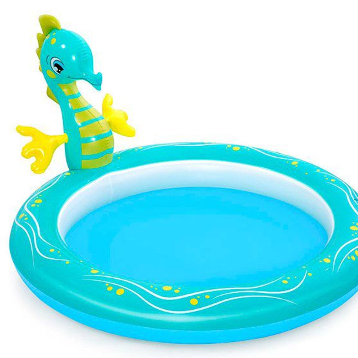 BESTWAY - Piscina con  Aspersor de Caballito de mar 180x160x86 CM