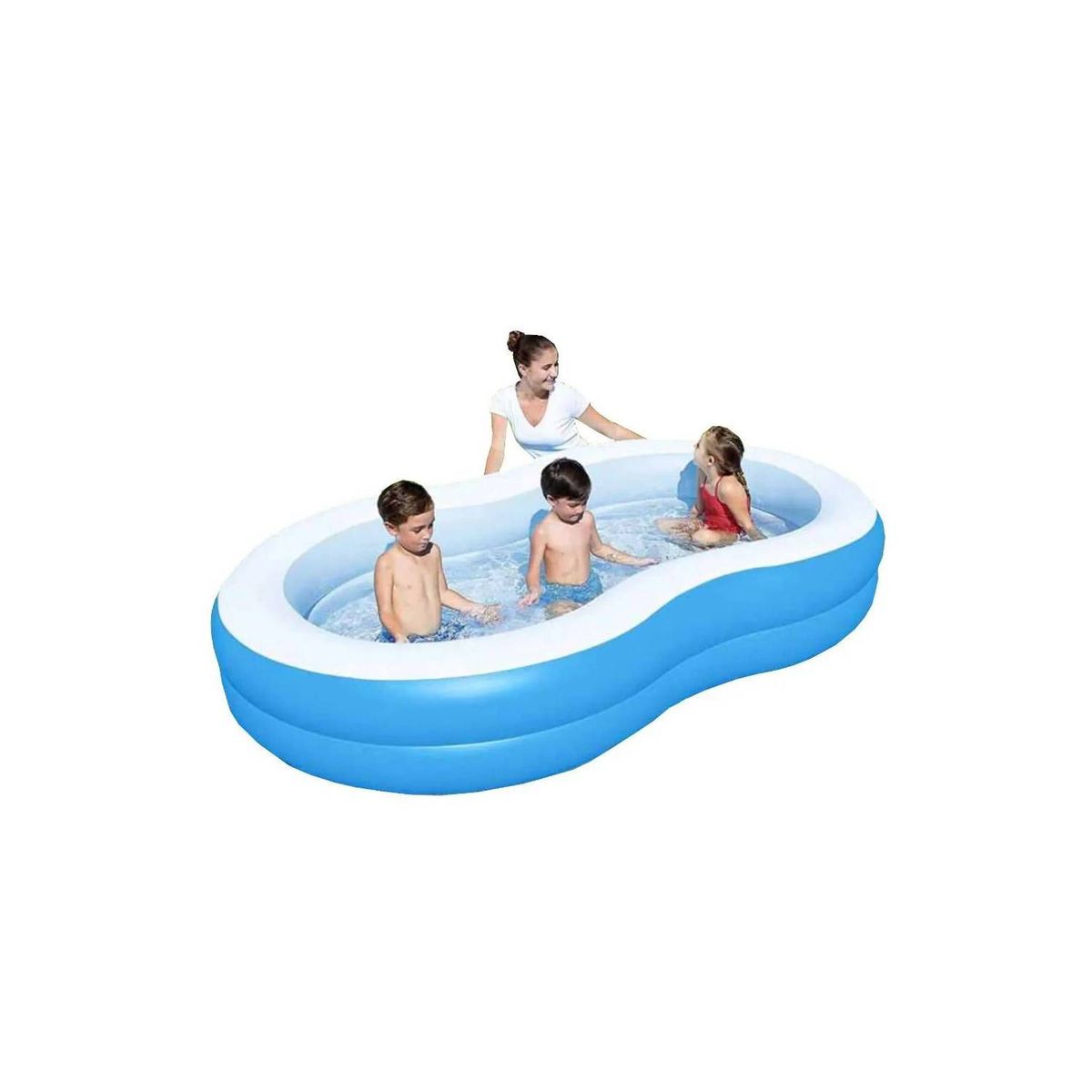 BESTWAY - Bestway - Piscina inflable familiar infantil 262x157x46 cm