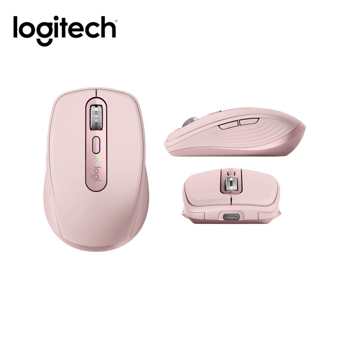 LOGITECH - Mouse Logitech MX Anywhere 3 Bluetooth Wireless Rose