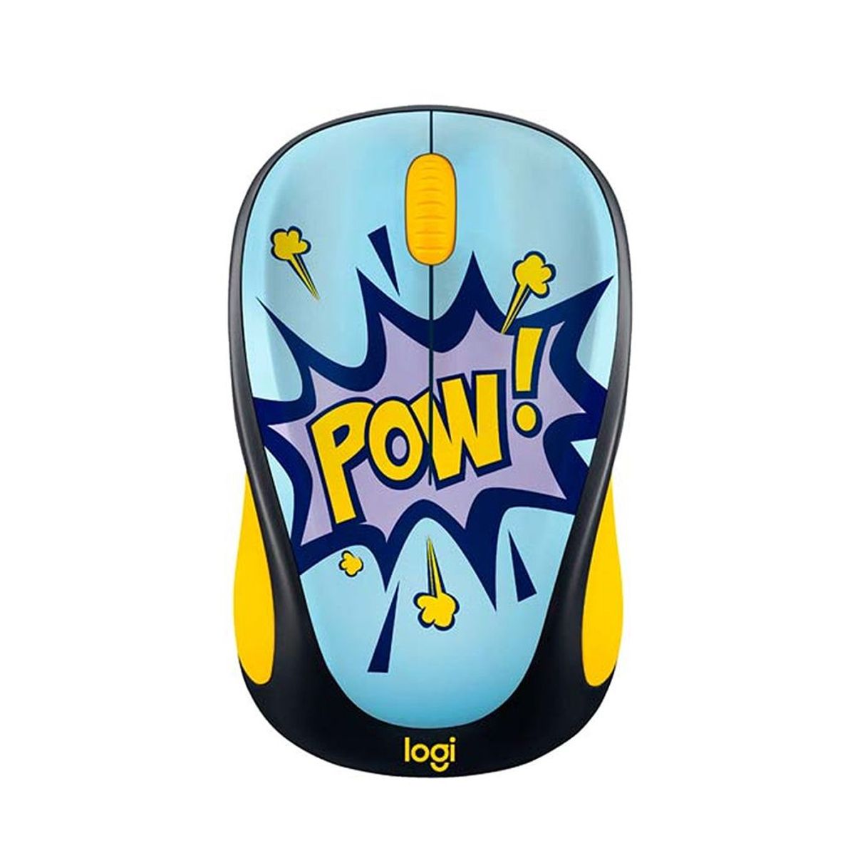 LOGITECH - Mouse Logitech M317C Wireless Pow Yellow Black