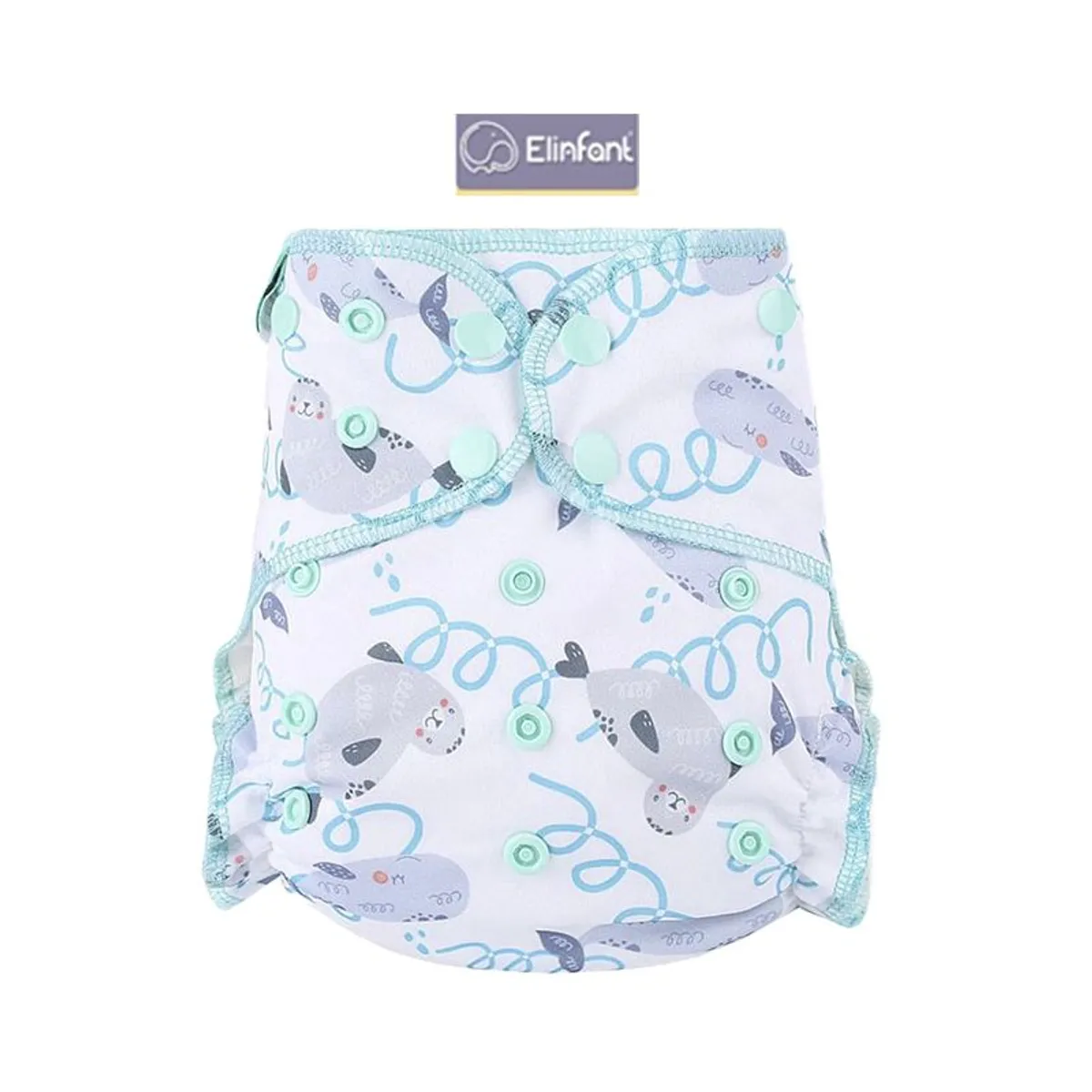 GENERICO - Pañal Ecológico de Tela Algodón de Bambú Elinfant AI2