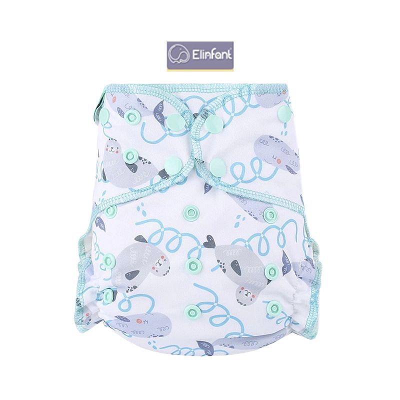 GENERICO - Pañal Ecológico de Tela Algodón de Bambú Elinfant AI2