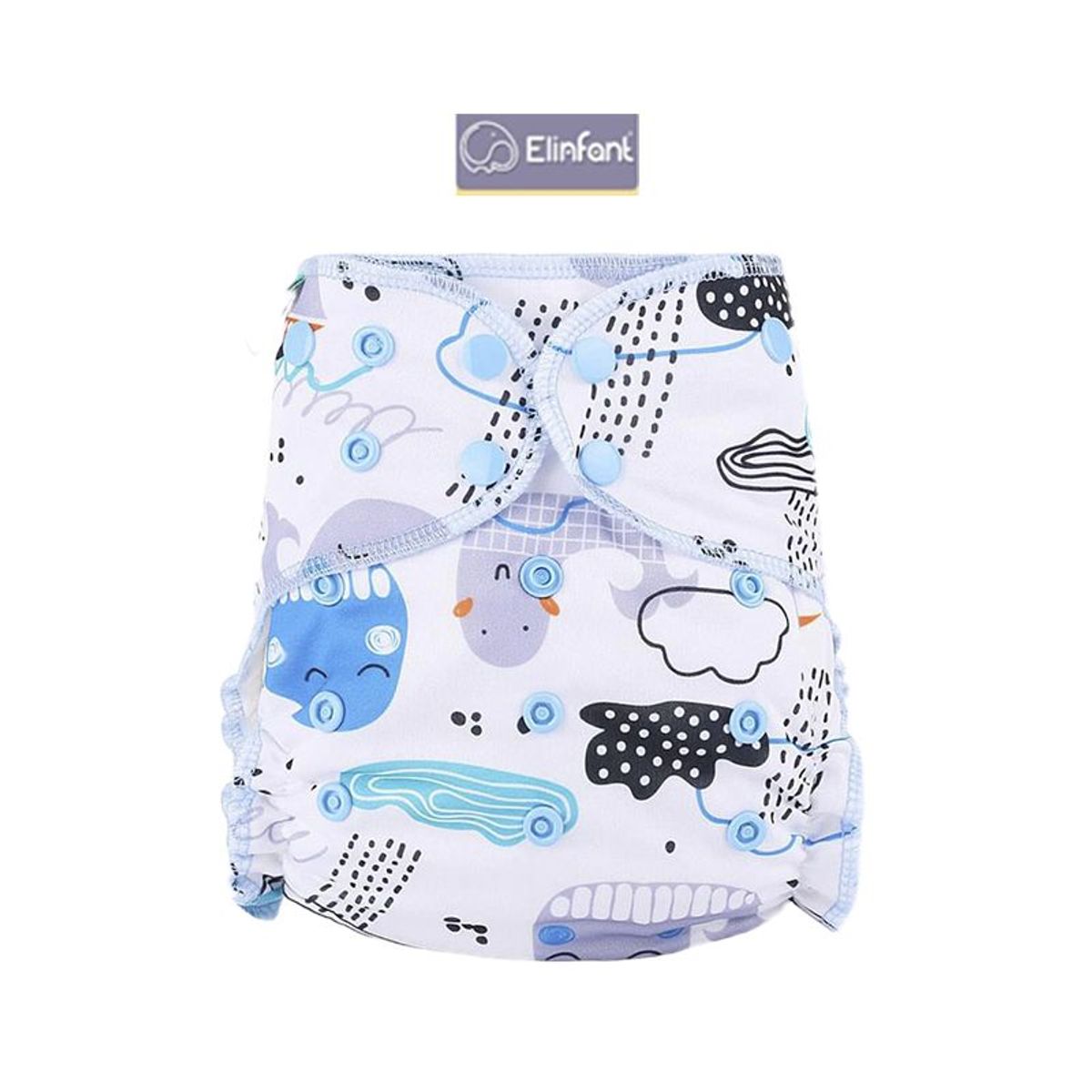 GENERICO - Pañal Ecológico de Tela Algodón de Bambú Elinfant AI2