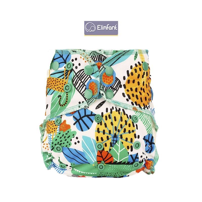 GENERICO - Pañal Ecológico de Tela Algodón de Bambú Elinfant AI2