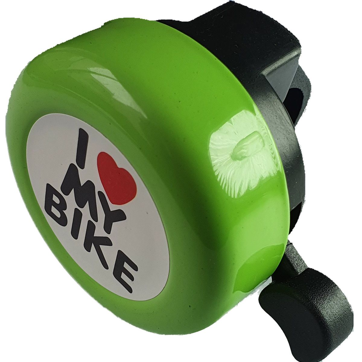 GENERICO - Timbre campana para bicicleta Scooter I Love My Bike - Verde