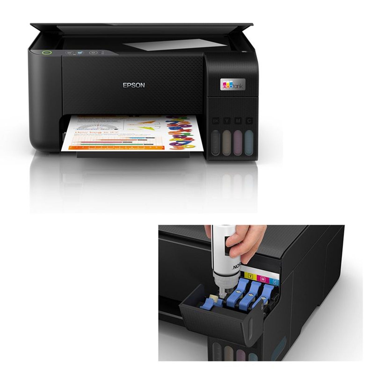EPSON - Impresora Epson Ecotank L3210 Multifuncional