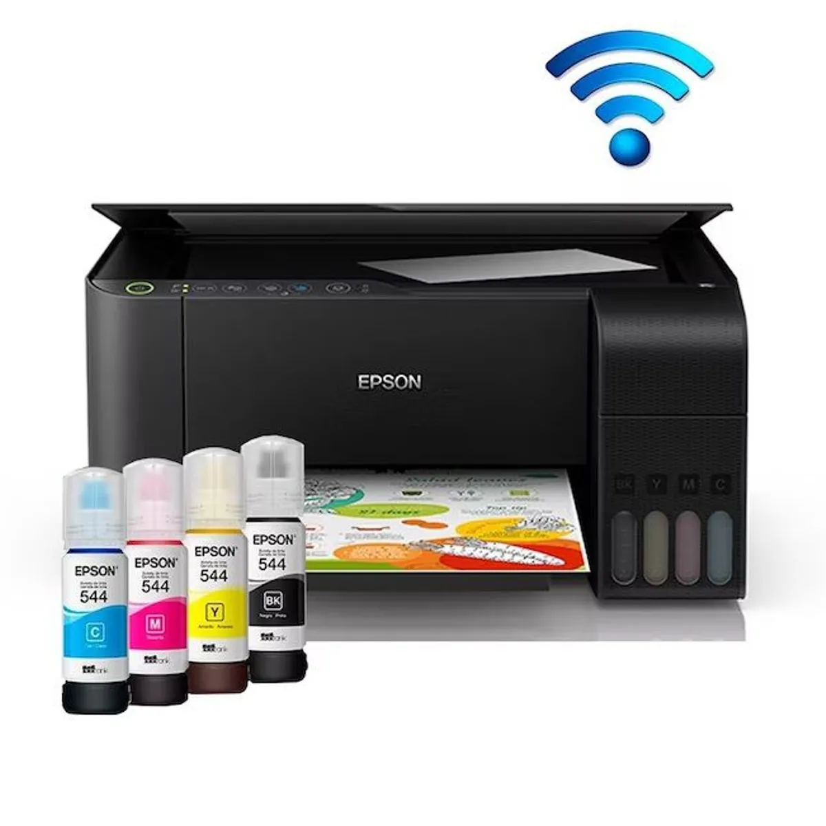 EPSON - Impresora Epson L3250 imprime, escanea,copias, Wi-Fi  USB