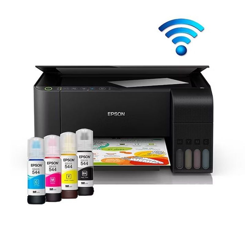 EPSON - Impresora Epson L3250 imprime, escanea,copias, Wi-Fi  USB