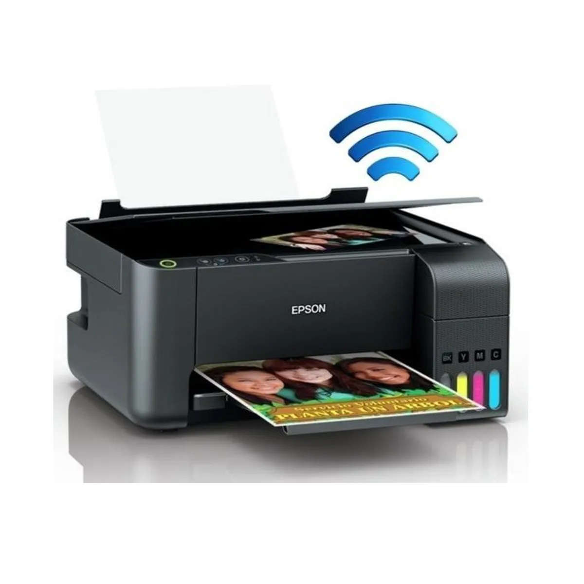 EPSON - Impresora Epson L3250 imprime, escanea,copias, Wi-Fi  USB
