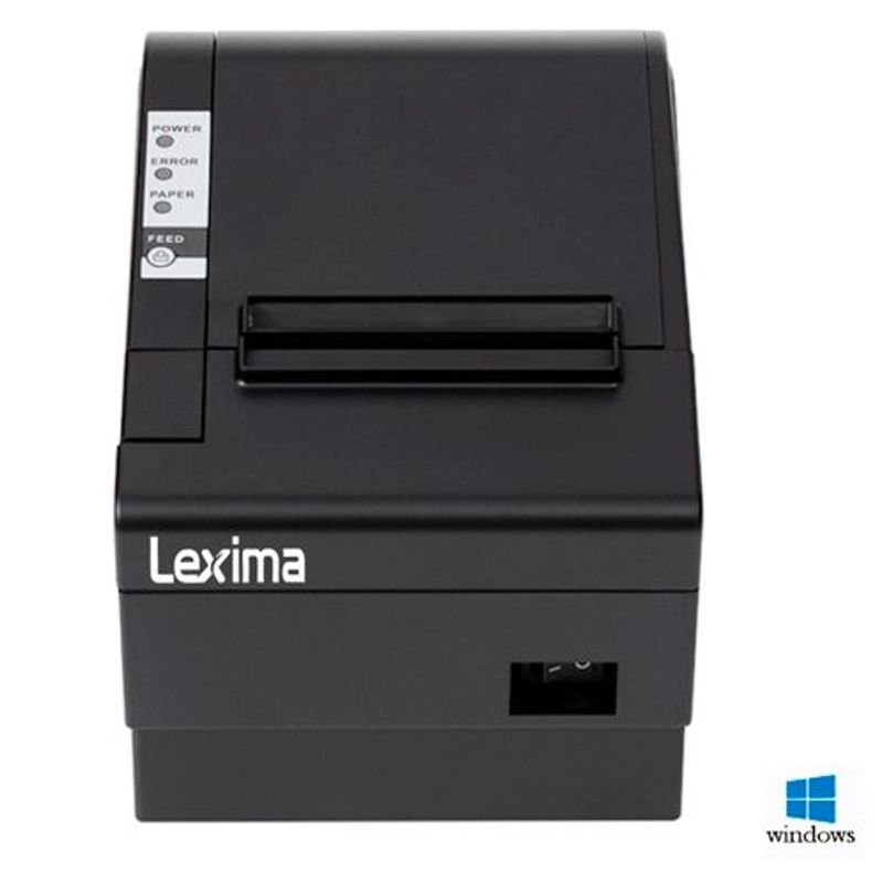 LEXIMA - Impresora ticketera térmica de 80mm conexión USB - LAN Ethernet.