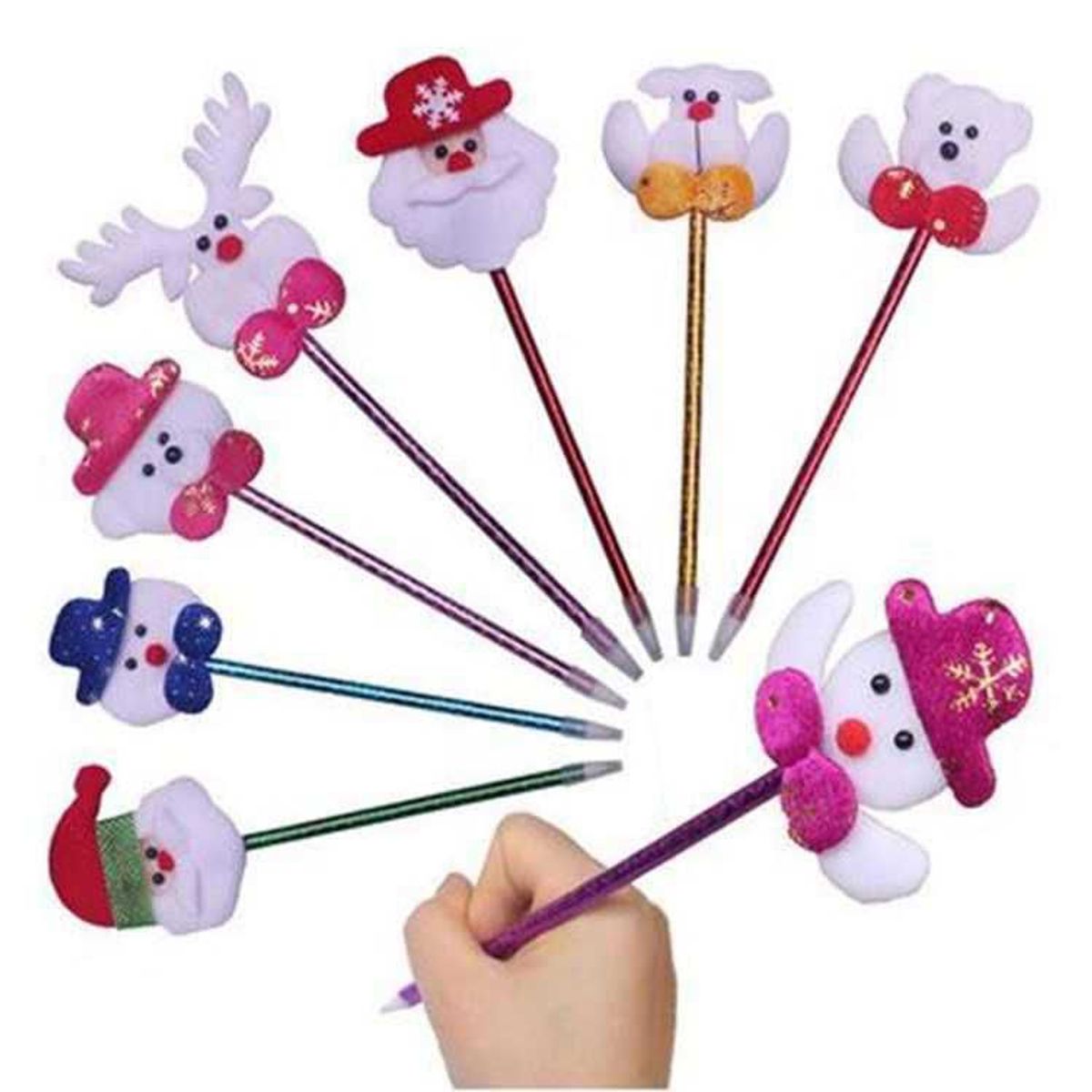 GENERICO - Lapiceros Navideños decoración Navidad Lápiz para Niños