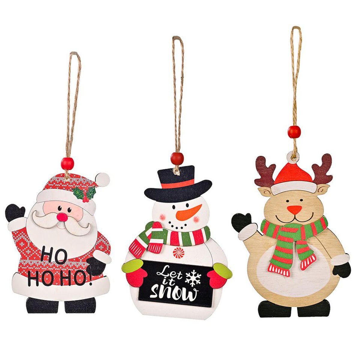 GENERICO - Set de 12 - Adornos navideños Adornos para árbol de navidad