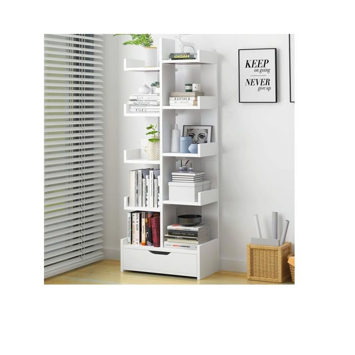 GENERICO - LIBRERO JOEL - LA CASA DEL MUEBLERO - BLANCO