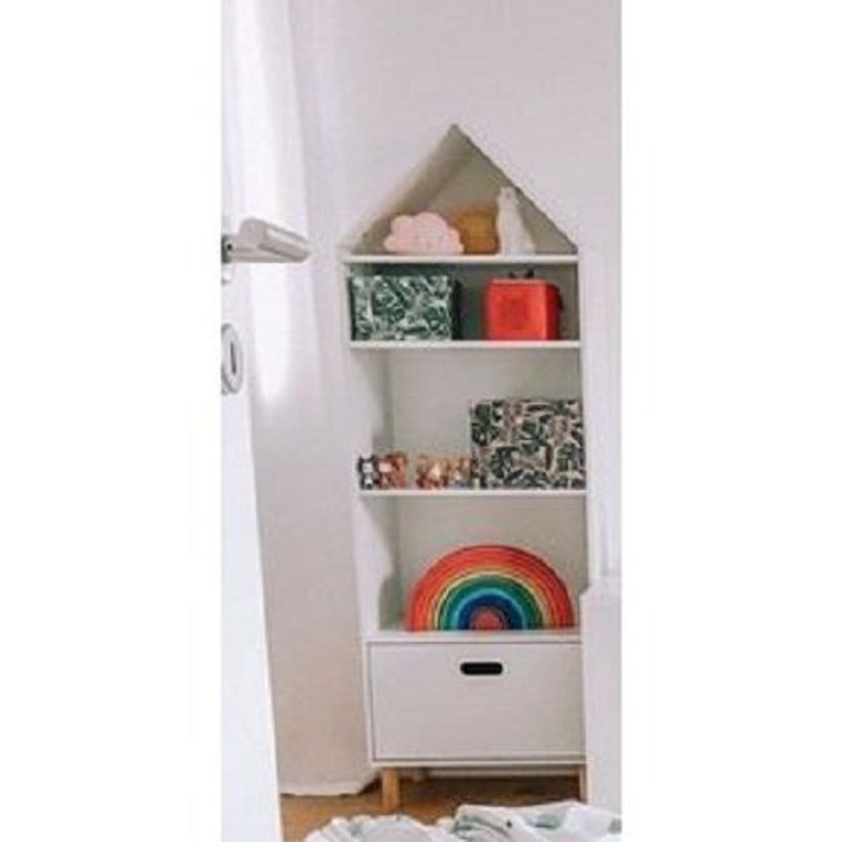 GENERICO - LIBRERO CASITA ZENDA  - LA CASA DEL MUEBLERO - BLANCO