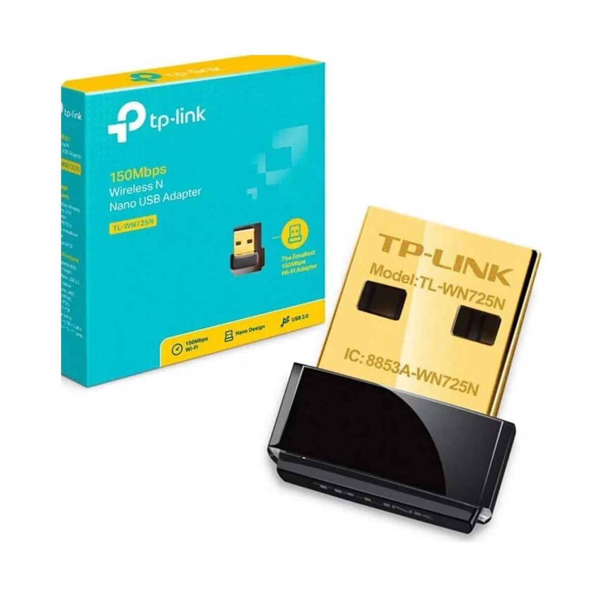 TP LINK - ADAPTADOR INALAMBRICO NANO USB N TP-LINK TL- WN725N