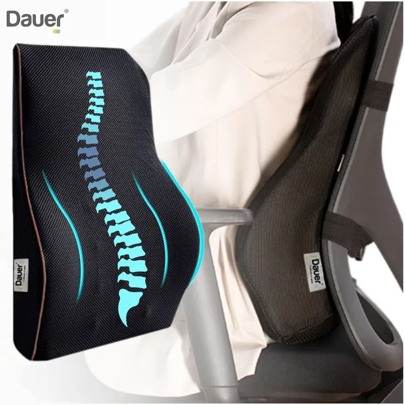 DAUER - Cojín Lumbar con GEL Viscoelástico + Bambu y Bolsillo TALLA COMPLETA