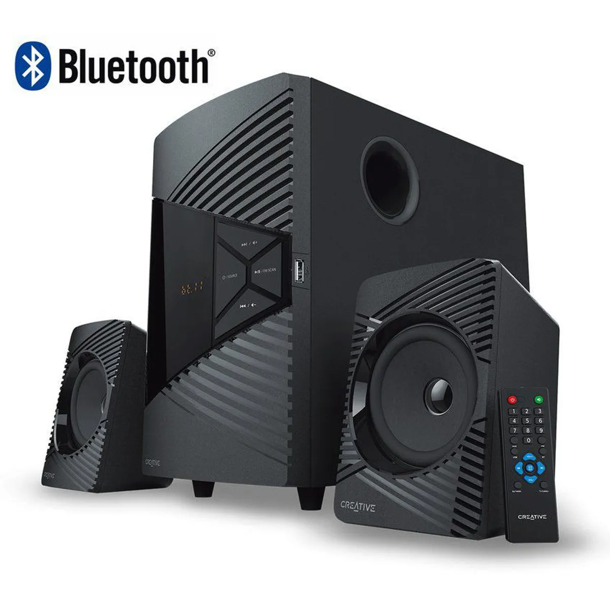 CREATIVE - Parlante creative 2.1 para pc e2500 bluetooth con woofer