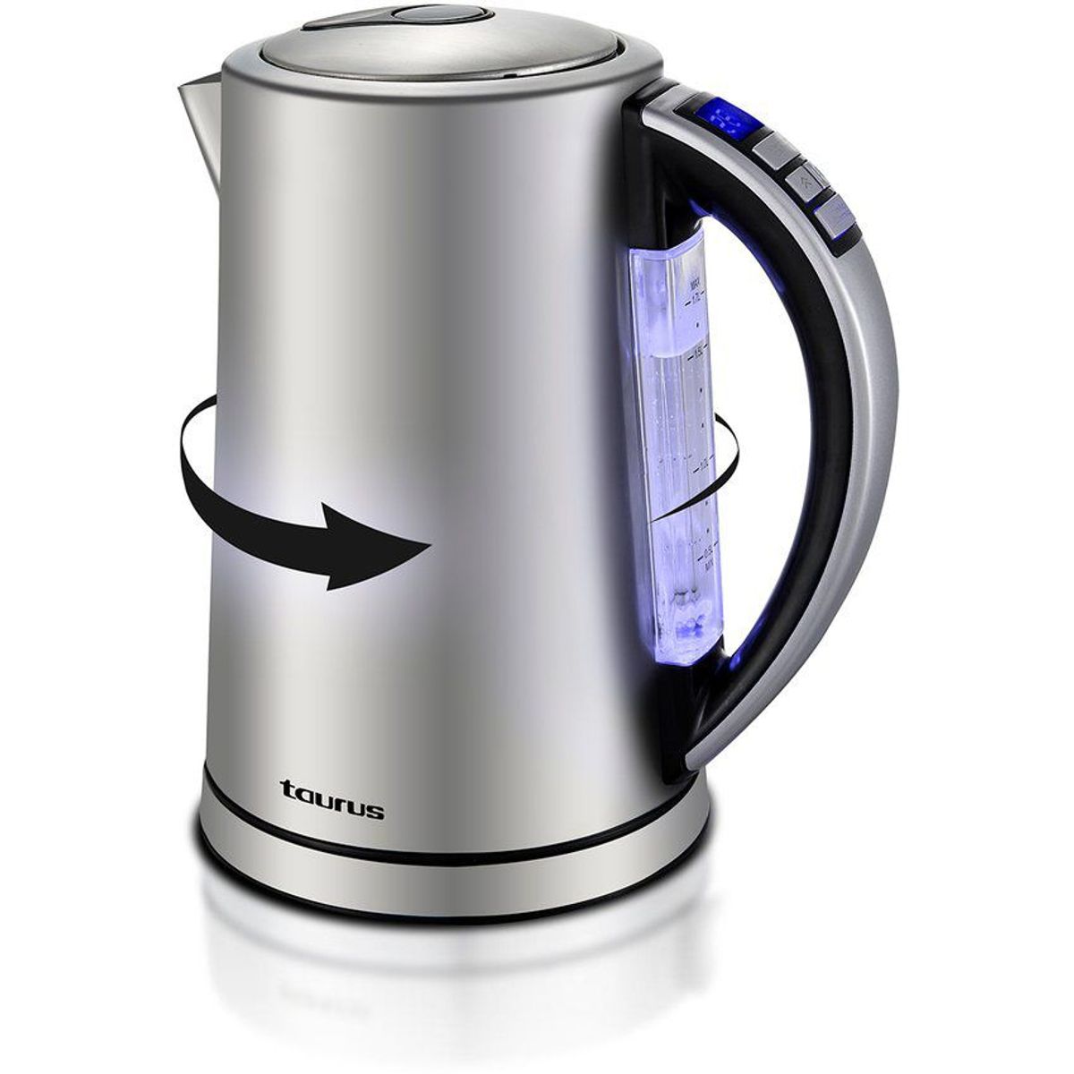 TAURUS - Hervidor inalámbrico taurus palermo-plata