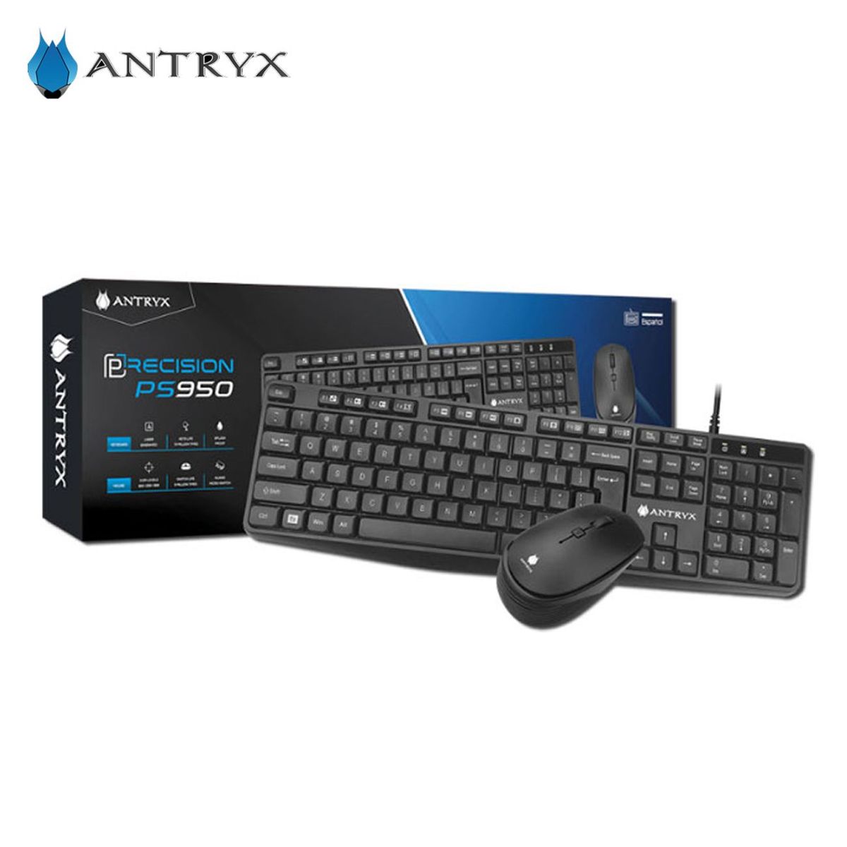 ANTRYX - Teclado Mouse PS950 Antryx Precision Asc-Ps950k-Sp
