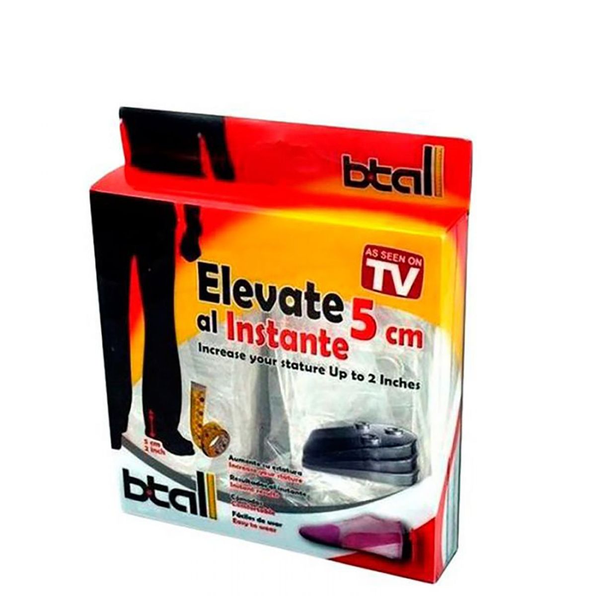 GENERICO - Plantillas Elevadoras 10 piezas- Elevate Shoes 5cm Unisex