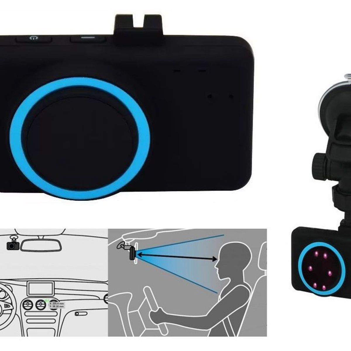 GENERICO - Sensor de Fatiga Con Alarma Y Voz En Español