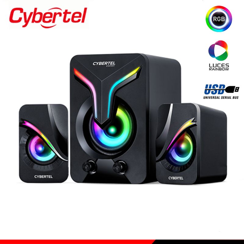 CYBERTEL - PARLANTE CYBERTEL EXXPERT CBX S500 RGB BLACK