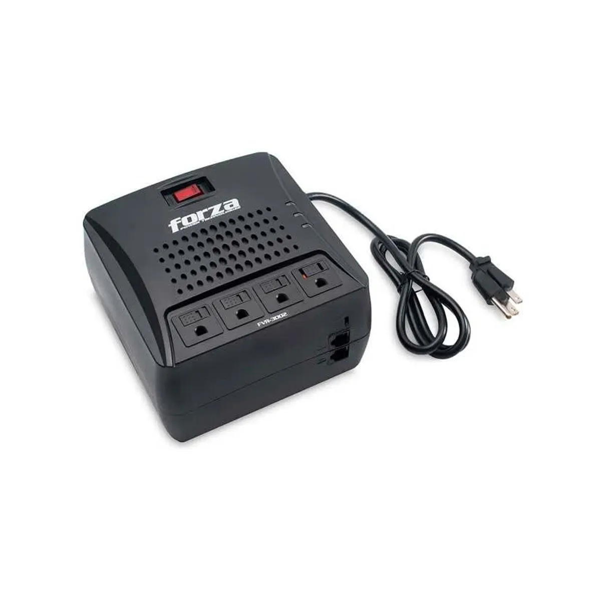 FORZA - ESTABILIZADOR FORZA 4 TOMAS 3000VA/1500W 220V (FVR-3002)