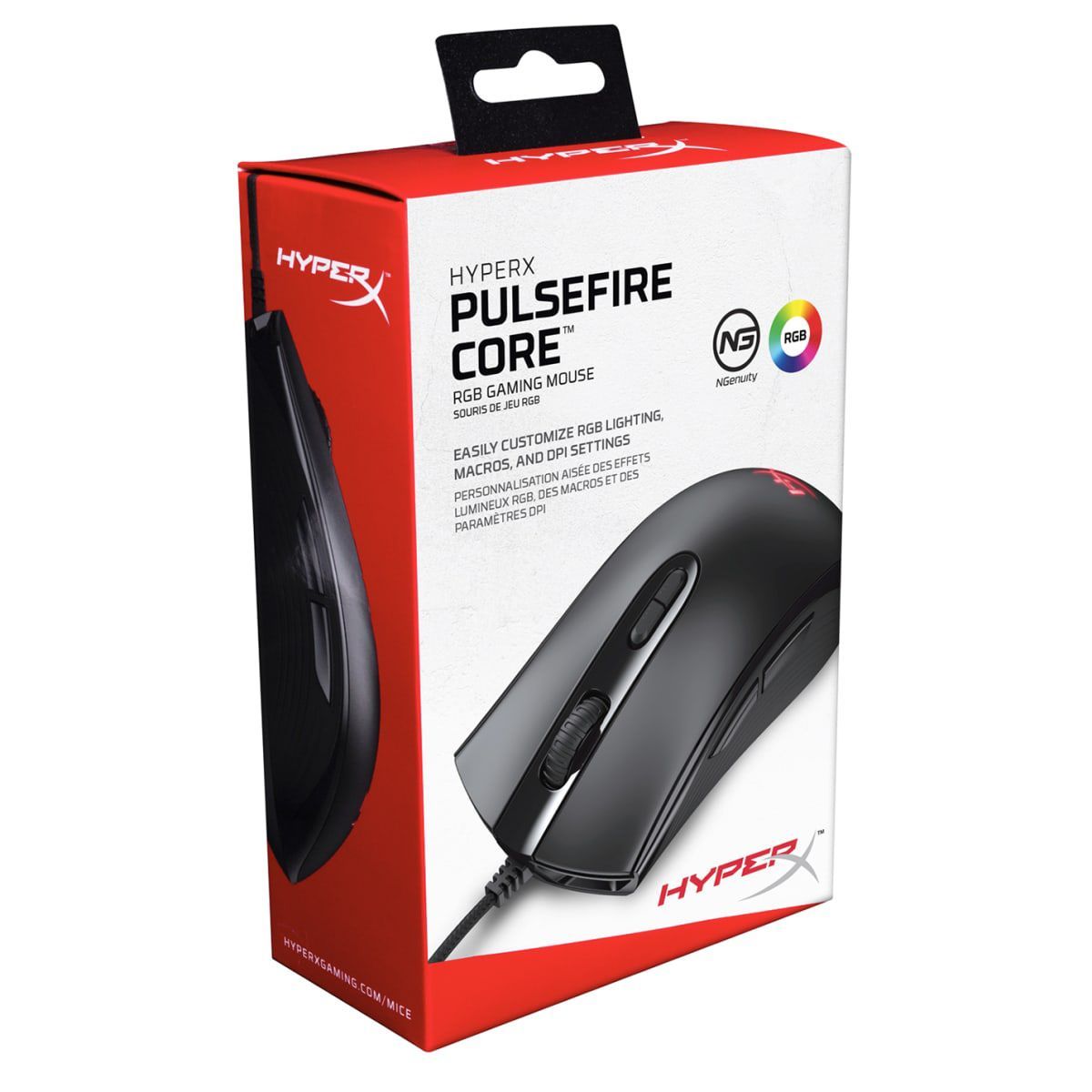 HYPERX - MOUSE GAMER HYPERX PULSEFIRE CORE RGB HX-MC004B