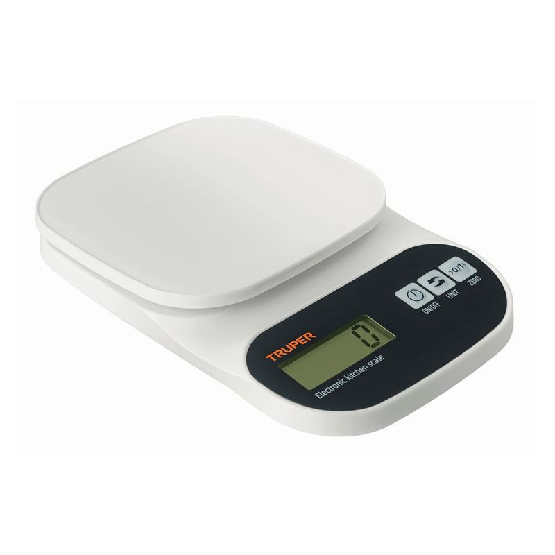 TRUPER - Balanza Cocina Reposteria Digital 1gr a 5kg Gramera Comida Joya Truper