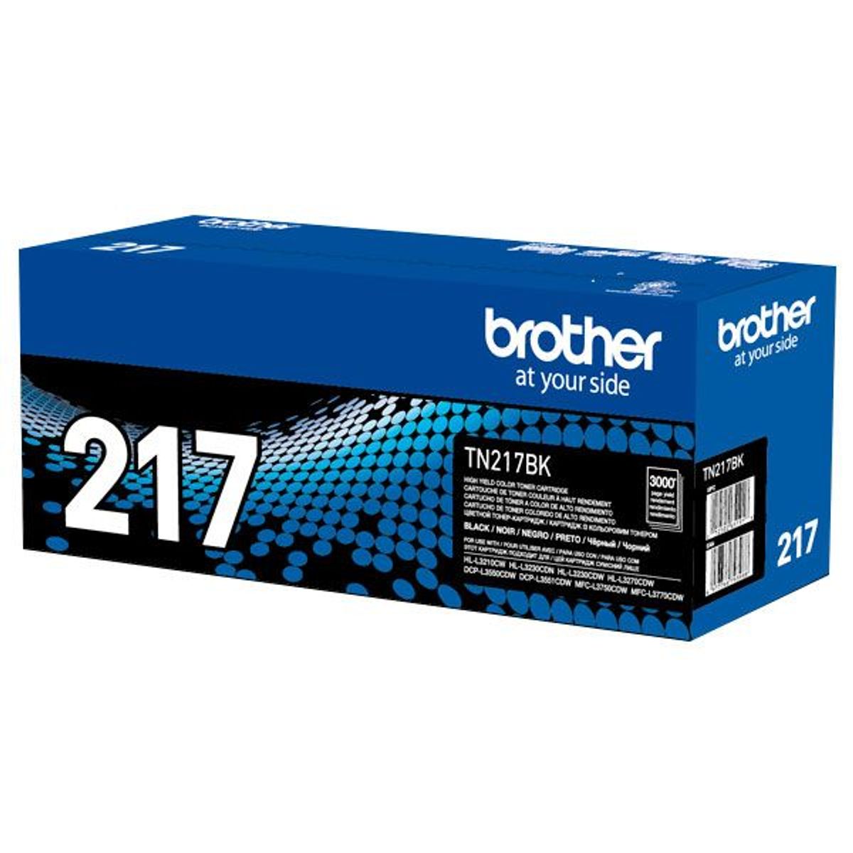 BROTHER - TONER BROTHER TN-217 BLACK ORIGINAL 3000 PAG NUEVA PRESENTACION