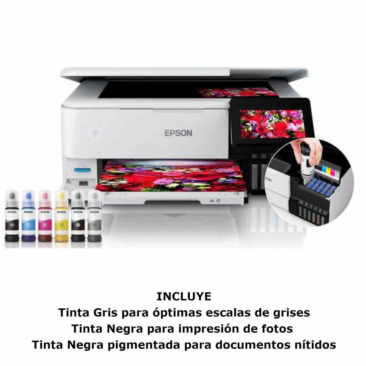 EPSON - Impresora Multifuncional L8160 WiFi 6 colores