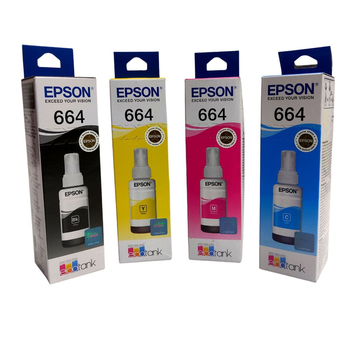 EPSON - KIT de TINTA EPSON T664 ORIGINALES serie L - L395 L380 L575 L555