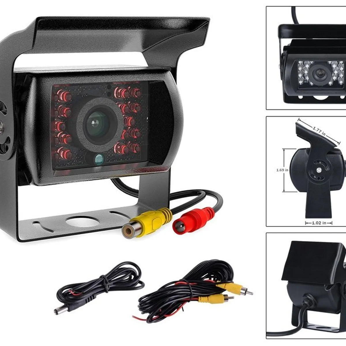 GENERICO - Camara De Retroceso Exterior 12-24V Camion Visión Nocturna