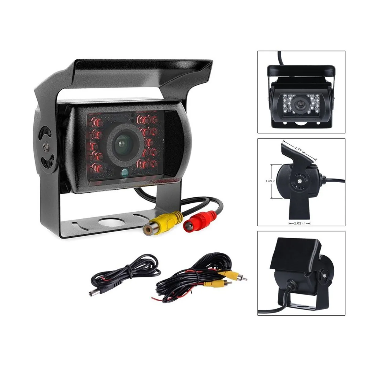 GENERICO - Camara De Retroceso Exterior 12-24V Camion Visión Nocturna