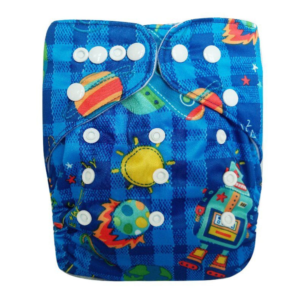 EKOALITAS - Pack 4 - Pañales Ecológicos Barrera Simple - Boy1 (8 Insert)