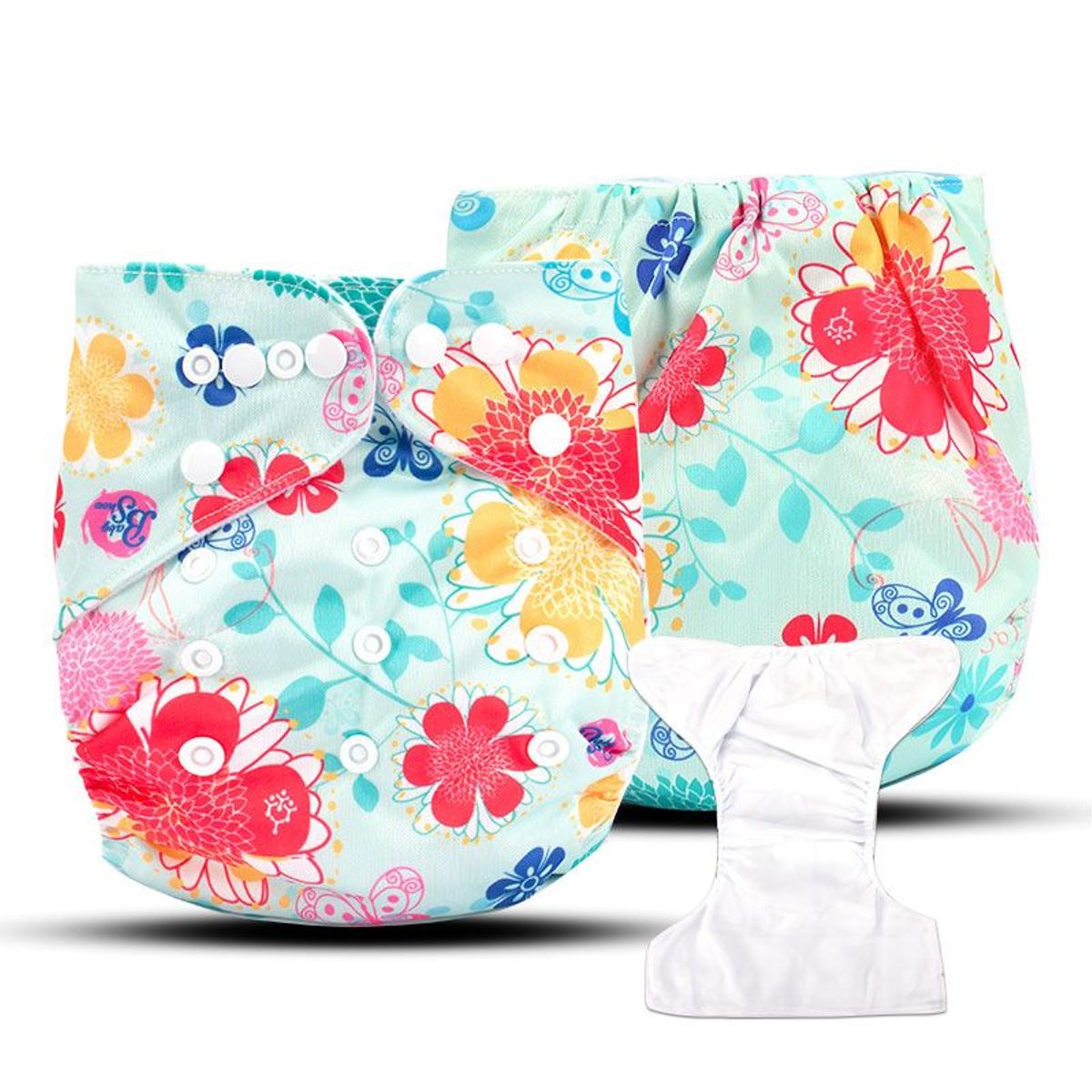 EKOALITAS - Pack 5-Pañales de Tela Barrera Simple - Girl 10 Insert