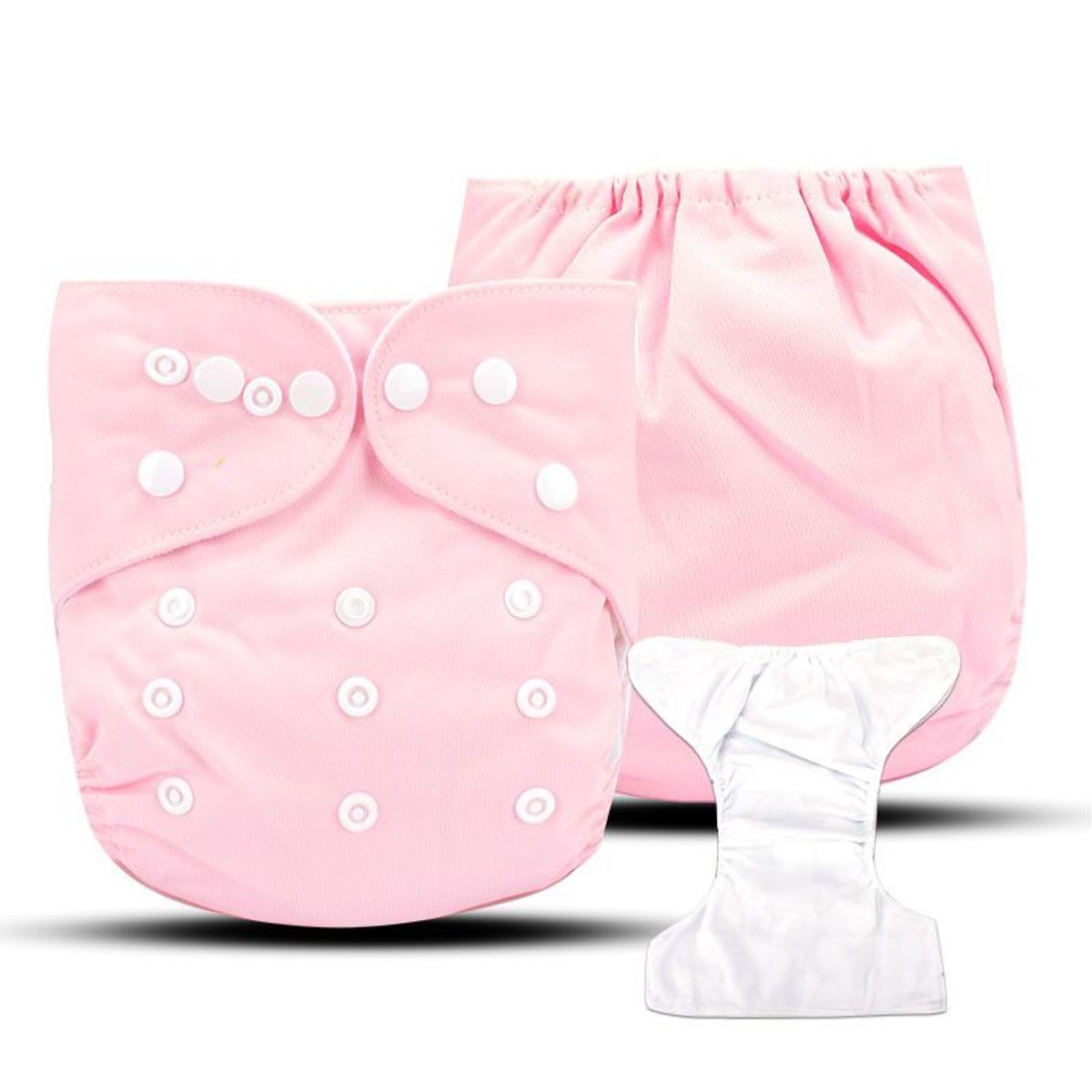 EKOALITAS - Pack 4 -Pañales Ecológicos Barrera Simple- Girl 3 (8 Insert)