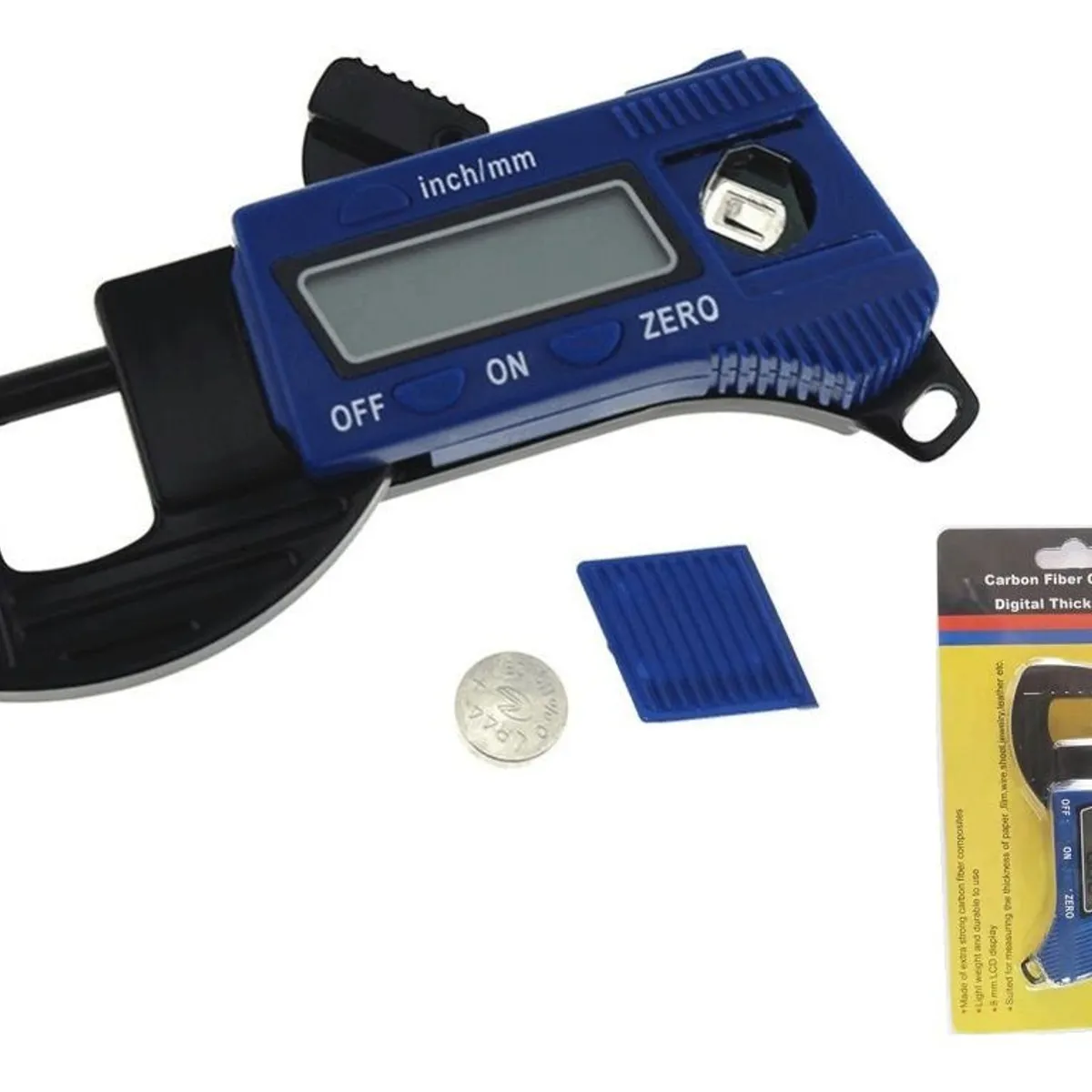 GENERICO - Micrometro Digital Calibrador Pantalla Lcd Espesor 0 - 12.7m