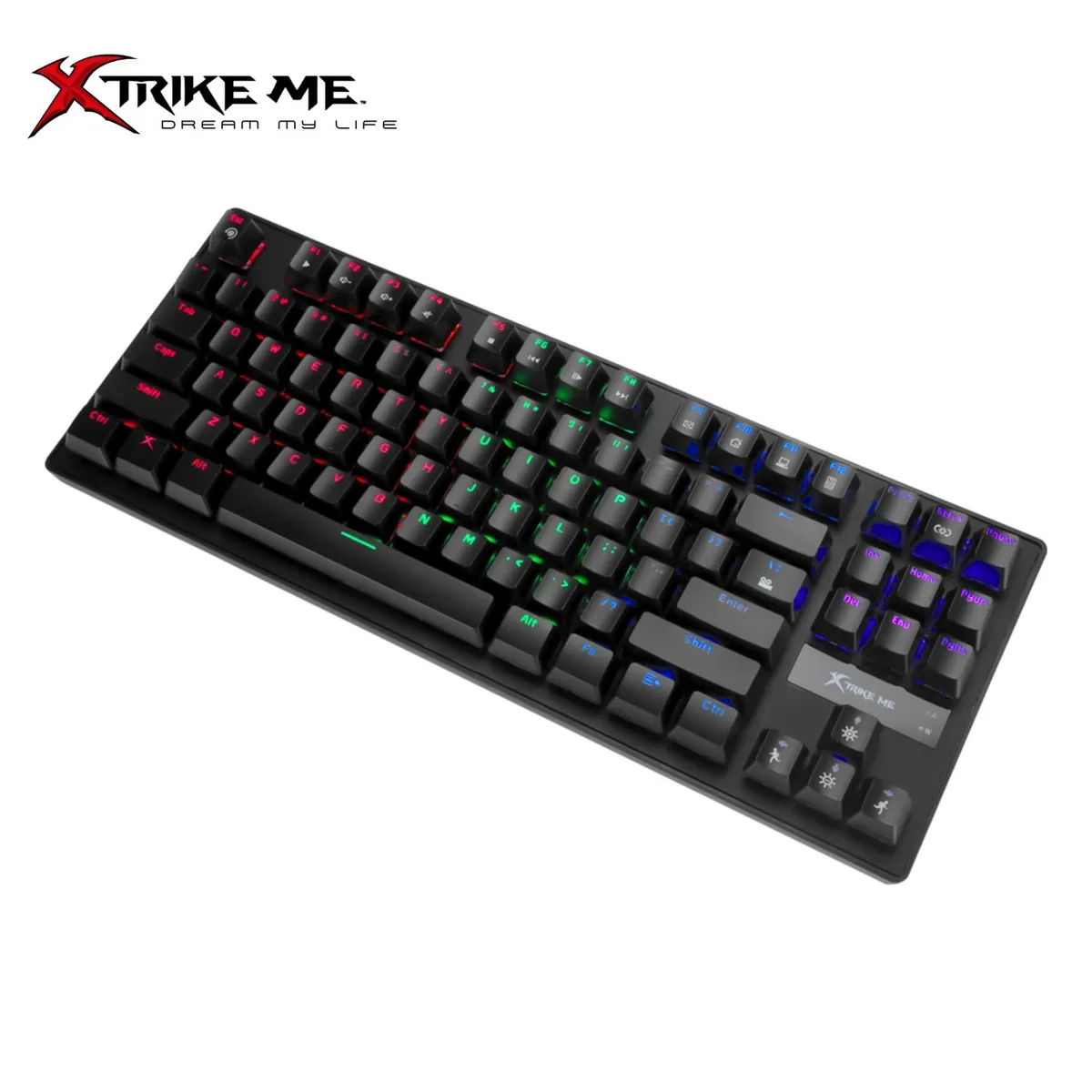 XTRIKE ME - Teclado Mecanico Gamer Xtrike Me GK-979 RGB 87 teclas