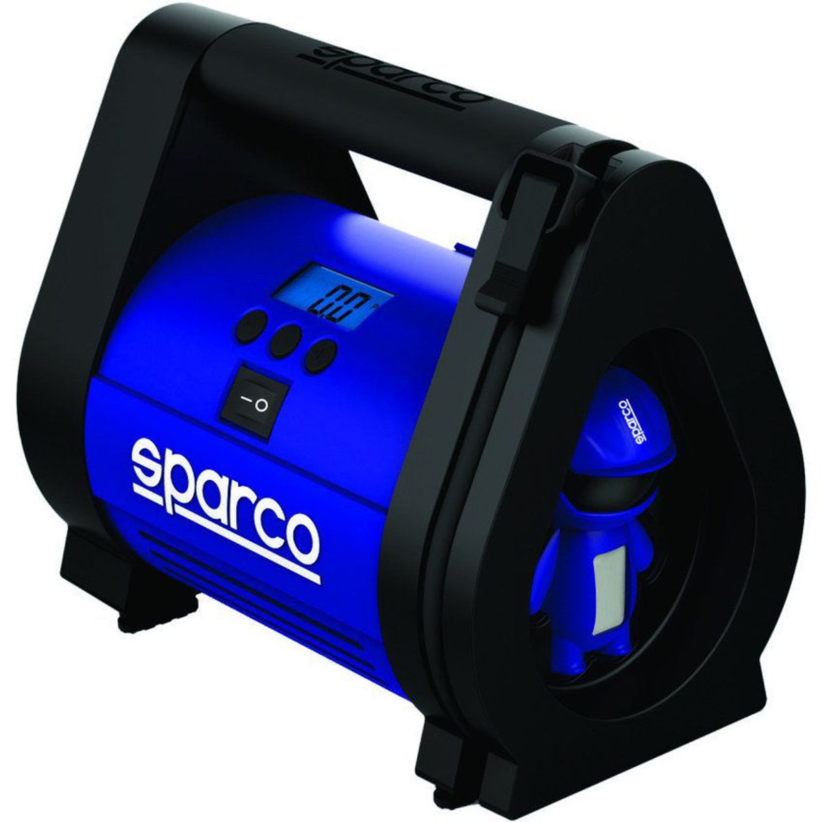 SPARCO - Set Compresor de Aire + Medidor de Presión Digital SPARCO