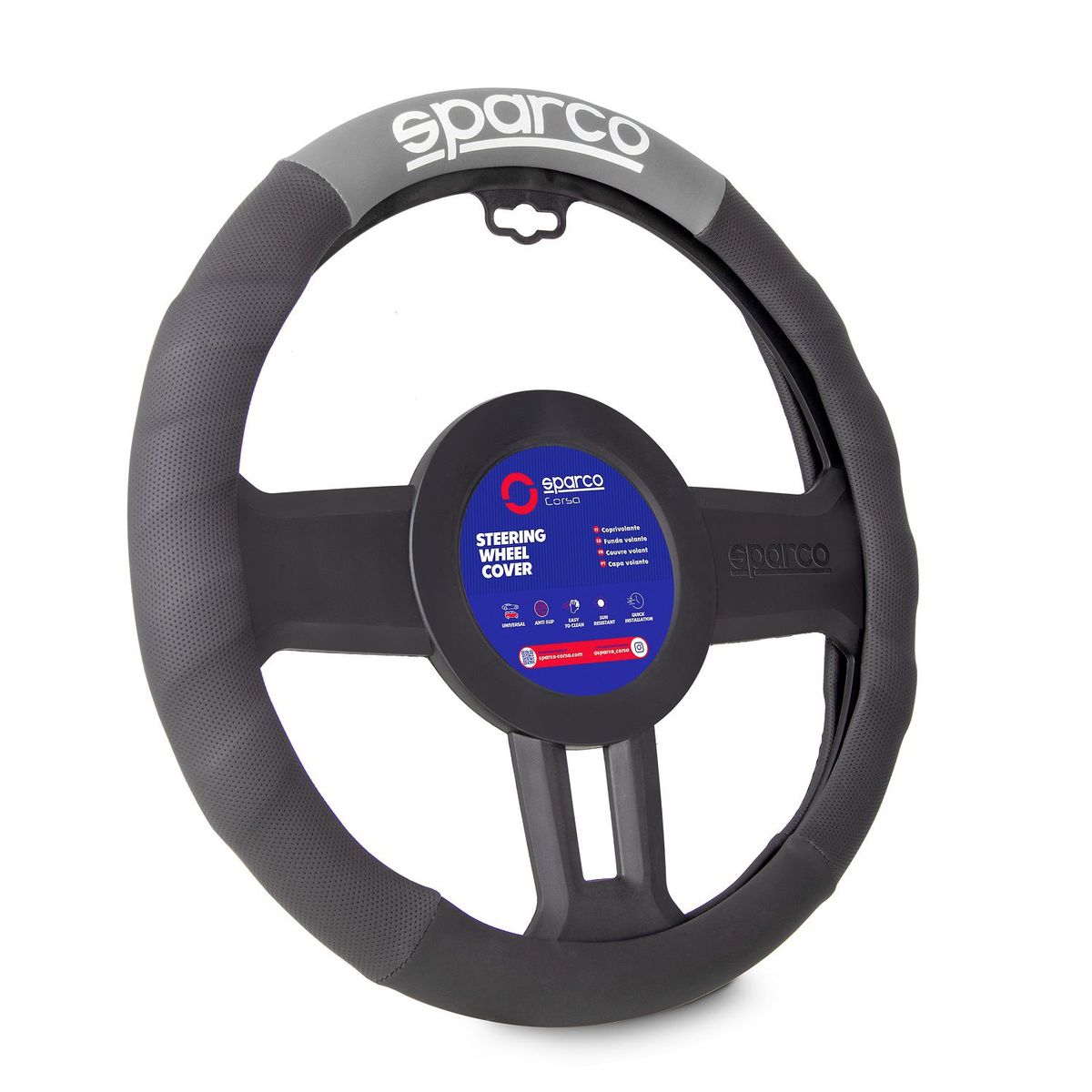 SPARCO - Cubre volante deportivo sparco spc1111gr gris