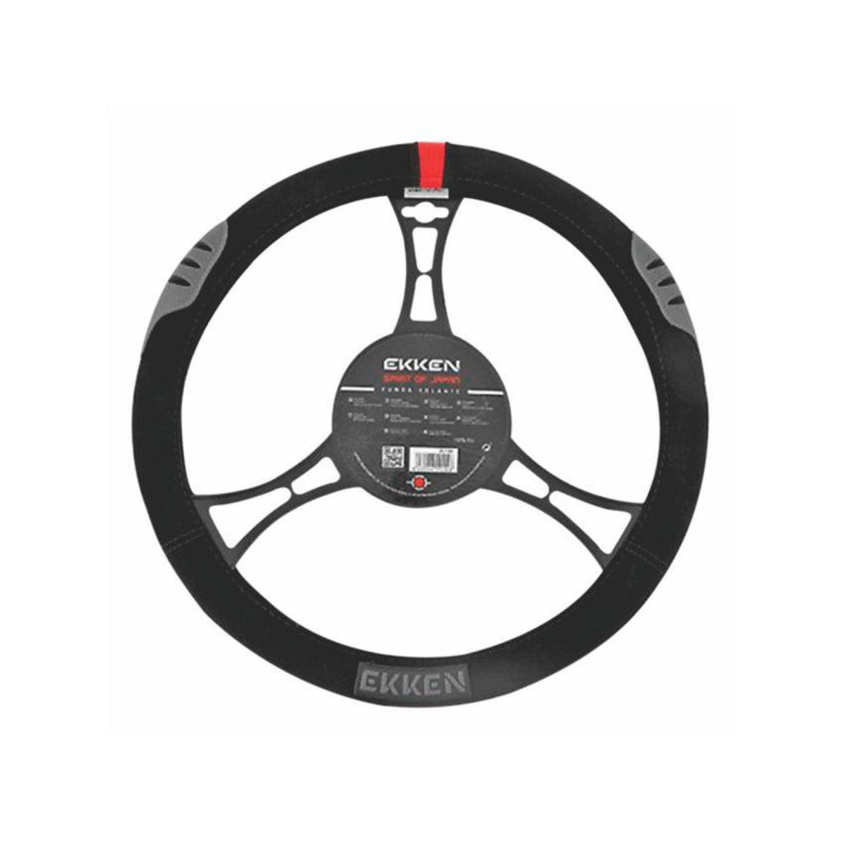 EKKEN - CUBRE VOLANTE DEPORTIVO ANTIDESLIZANTE EKKEN NGRJ EK11100