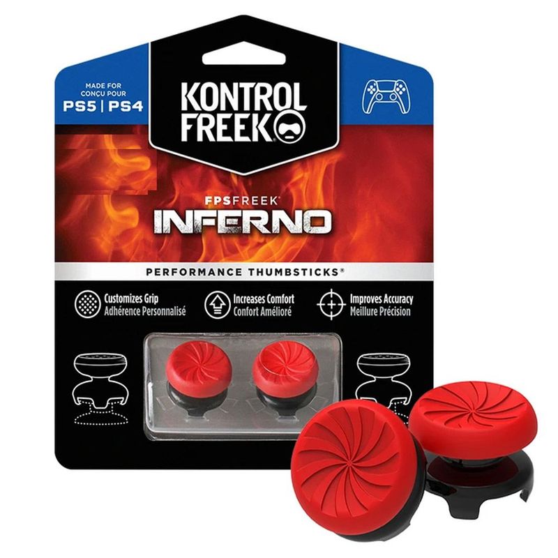 KONTROLFREEK - KontrolFreek Inferno para Mando PS4 PS5 Precisión FpsFreek Coral