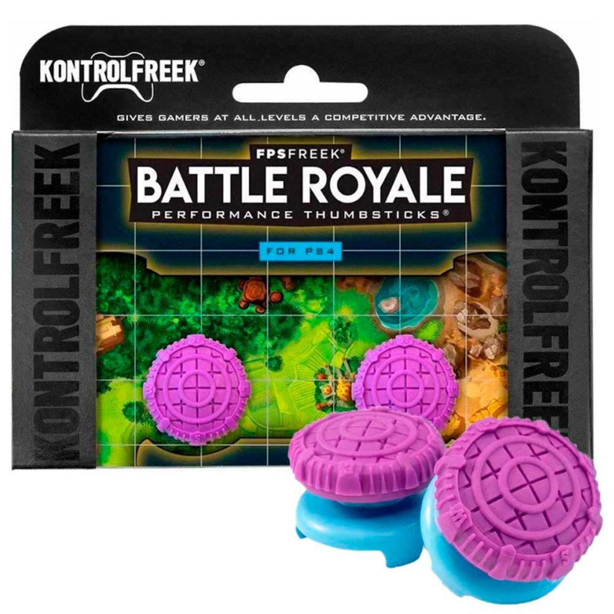 KONTROLFREEK - KontrolFreek Battle Royale para Mando PS4 PS5 Precisión Grips Violeta