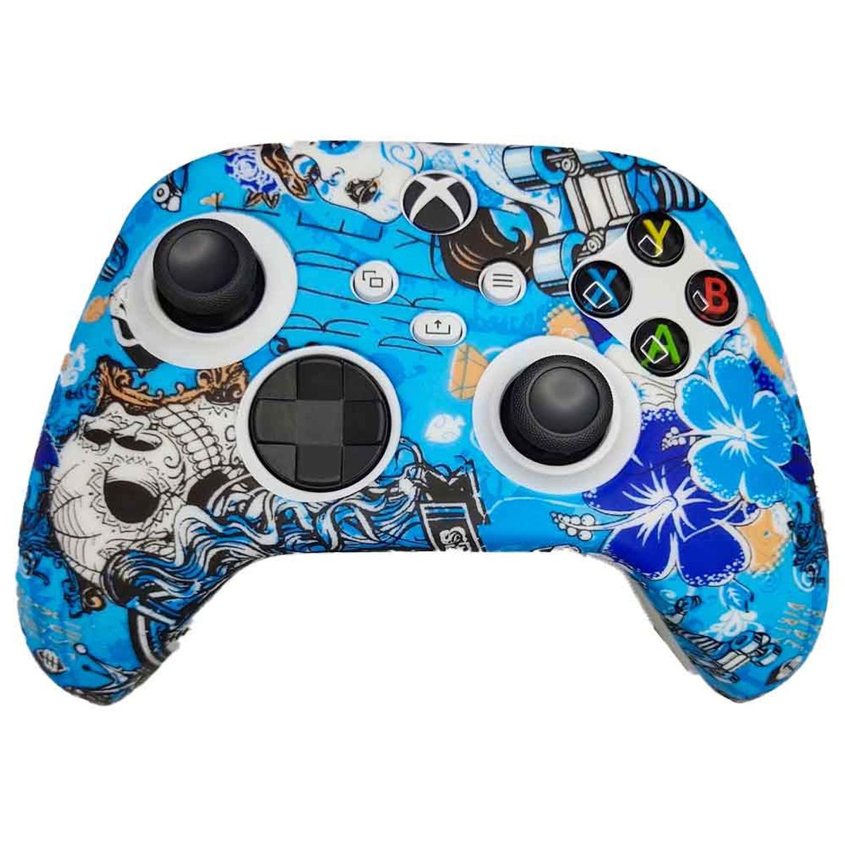 VARIOS - Funda para Mando Xbox Series XS Turquesa con diseño