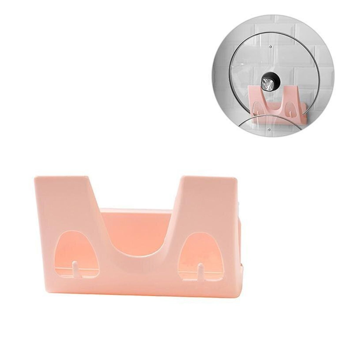 GENERICO - Colgador Soporte Para Tapas Tablas De Cocina Adhesivo
