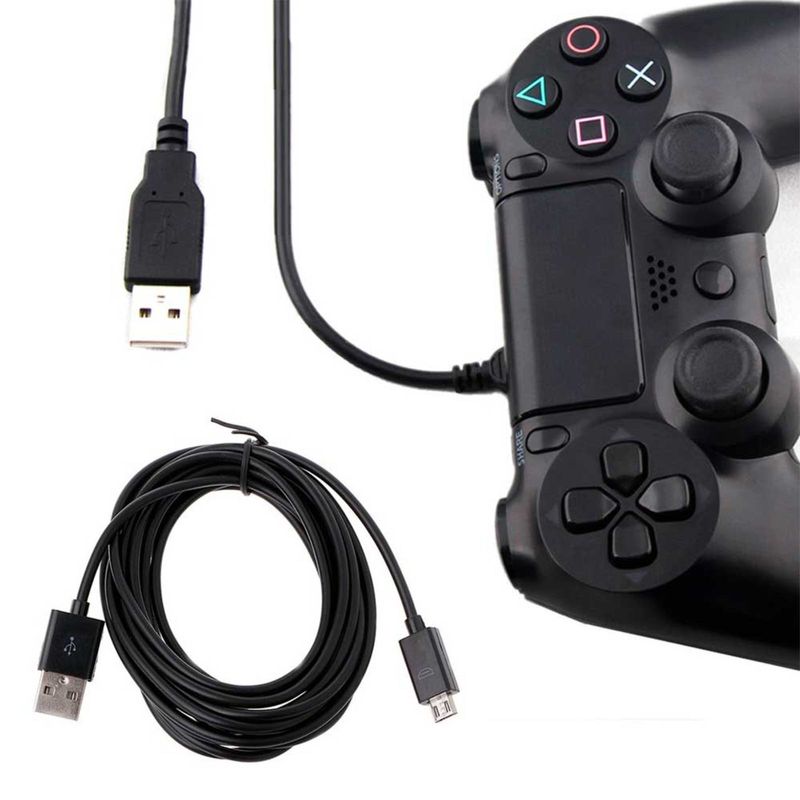 VARIOS - Cable de Carga para Mando PS4 Dualshock 4 Datos