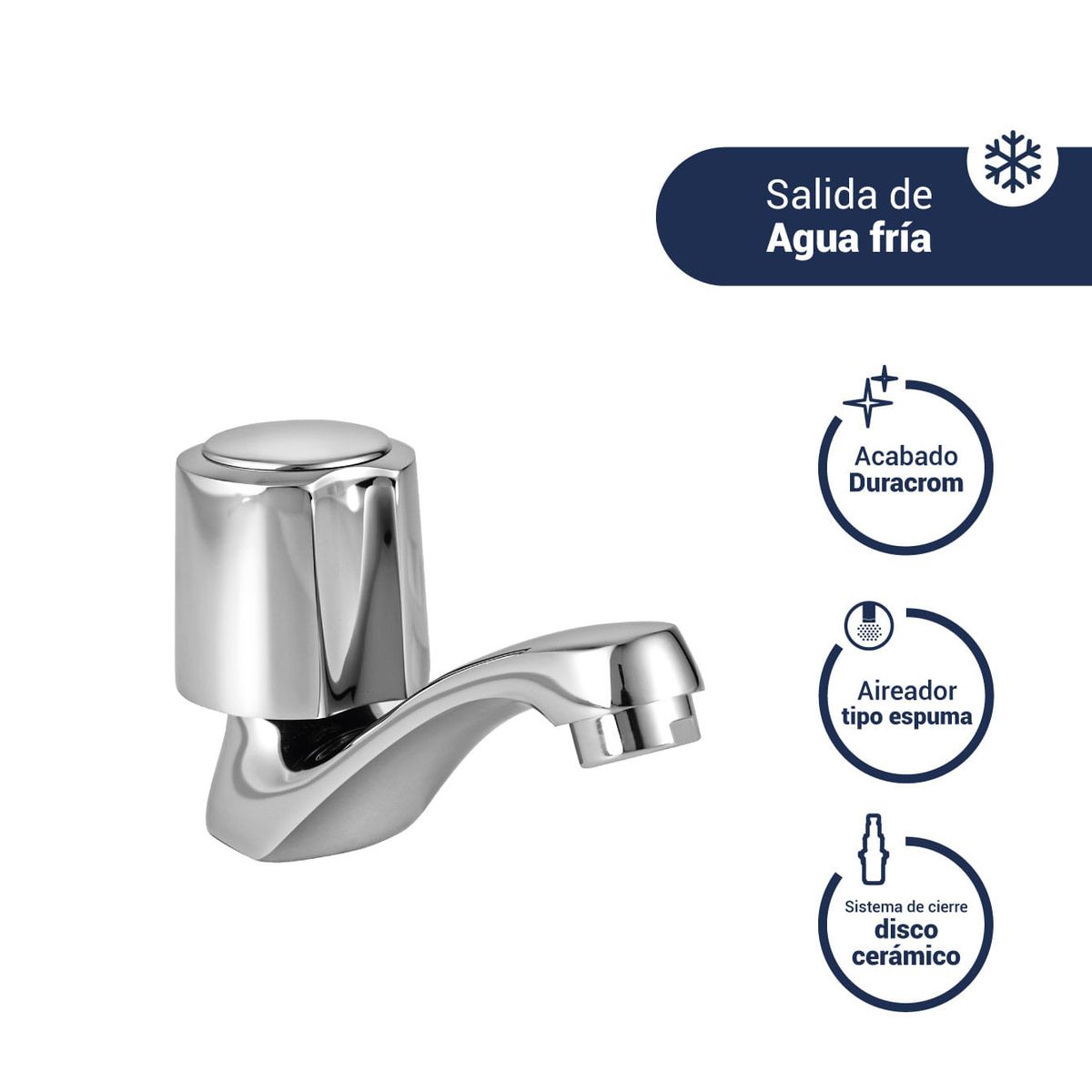 VAINSA - Llave para lavatorio egeo hecho en bronce Vainsa